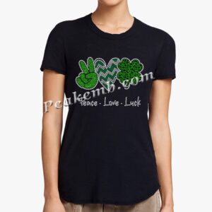 CustomIron on Applique peace love l &hellip;