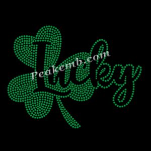 Customized bling St Patrick Day des …