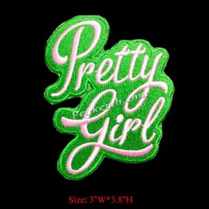 Stock Patch 100% Pretty Girl AKA Embroidery P …