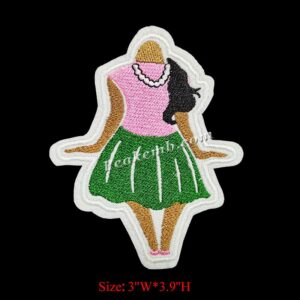 Stock Patch No MOQ AKA Afro Girl Embroidery P …