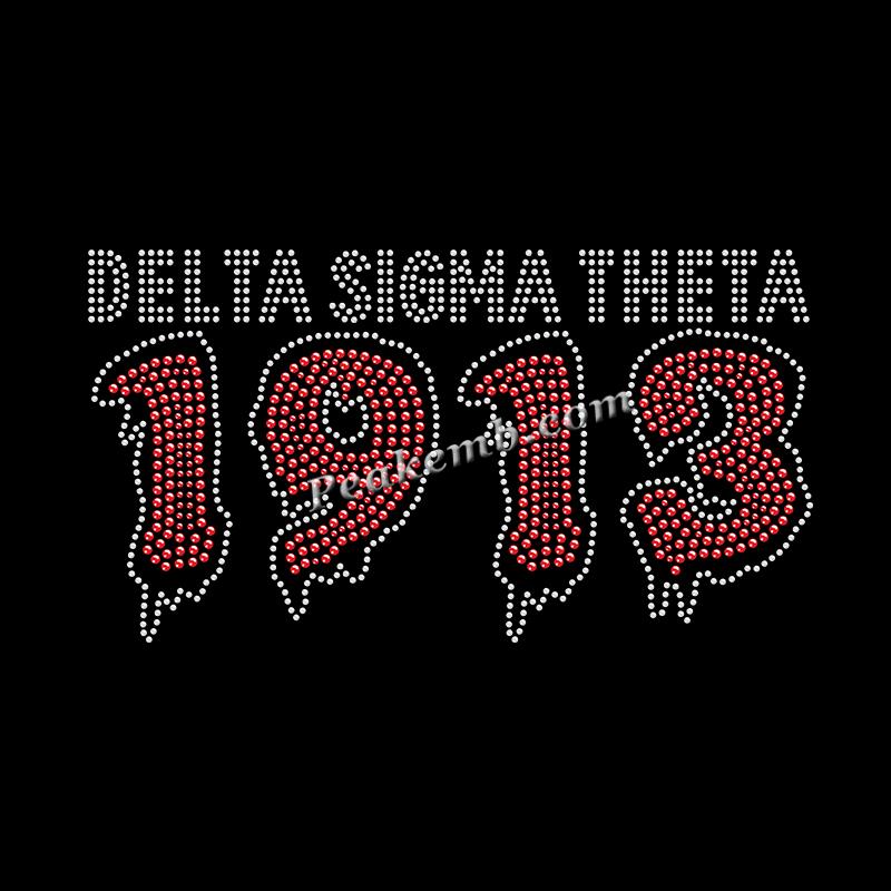 wholesale Customize 2022 Delta sigma gamma Rhinestone transfer motif 6 wholesale Customize 2022 Delta sigma gamma Rhinestone transfer motif - Image 4