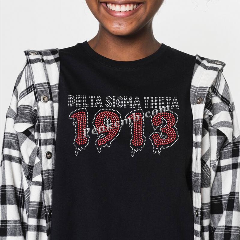wholesale Customize 2022 Delta sigma gamma Rhinestone transfer motif 4 wholesale Customize 2022 Delta sigma gamma Rhinestone transfer motif - Image 2