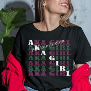 Custom AKA GIRL Rhinestone Glitter  &hellip;