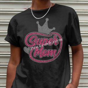 wholesale Iron on Super Mom Rhinest &hellip;