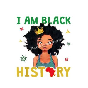Printing Little Afro Girl Queen Hea …