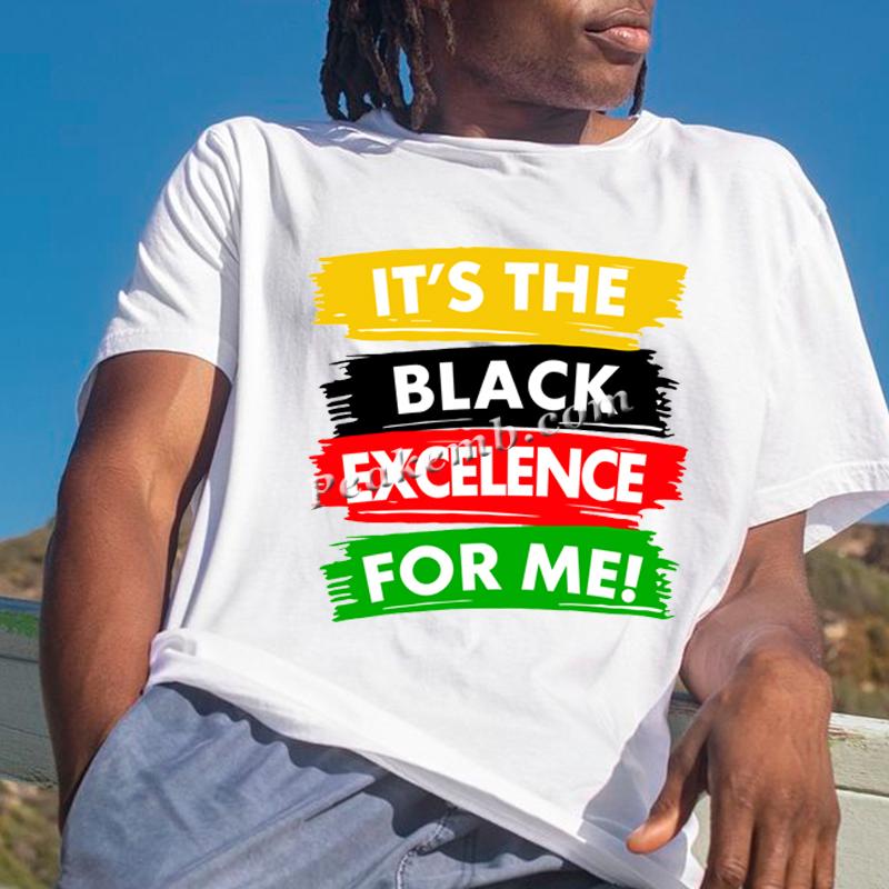 Direct To Film Heat Press Vinyl Transfer It's The Black Excelence For Me Iron on for Custom T-shirt 7 Direct To Film Heat Press Vinyl Transfer It's The Black Excelence For Me Iron on for Custom T-shirt - Image 5