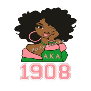 Heat Press Sorority AKA 1908 Afro G &hellip;