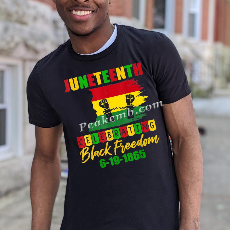 wholesale Custom Juneteenth Black Freedom Printing Direct to Film Transfer 6 wholesale Custom Juneteenth Black Freedom Printing Direct to Film Transfer - Image 4