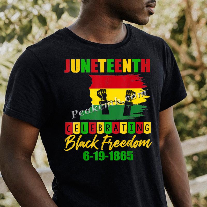wholesale Custom Juneteenth Black Freedom Printing Direct to Film Transfer 7 wholesale Custom Juneteenth Black Freedom Printing Direct to Film Transfer - Image 5