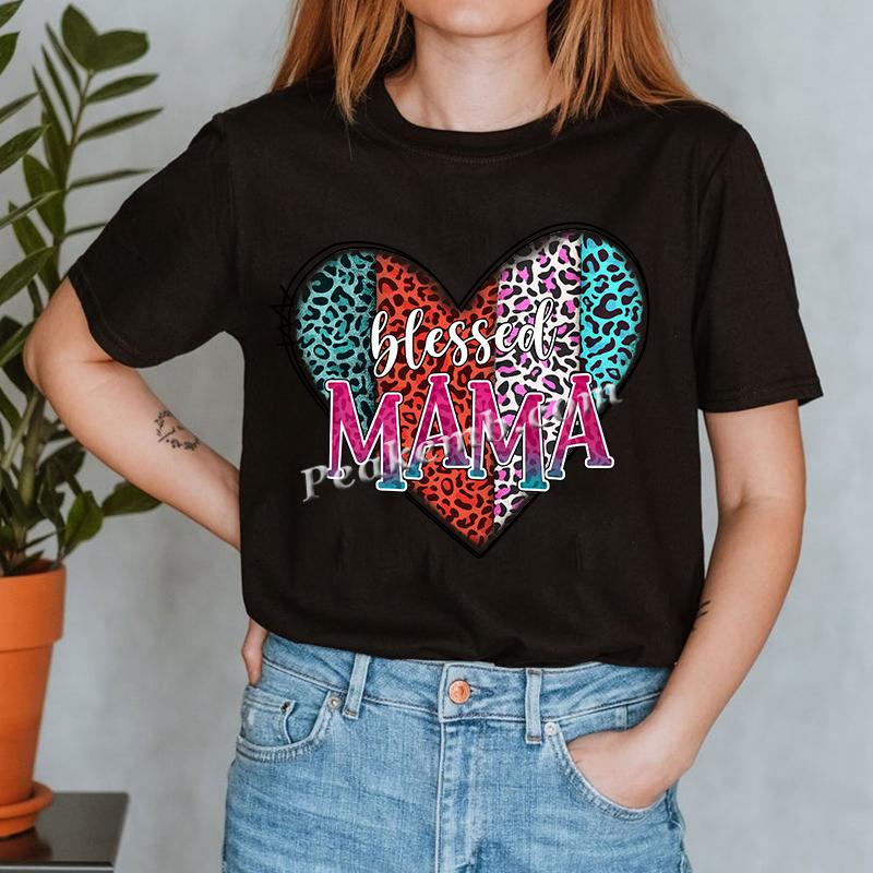 Iron on Printable Mother's Day Bless Mama Leopard Vinyl Transfer 4 Iron on Printable Mother's Day Bless Mama Leopard Vinyl Transfer - Image 2
