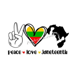 Hot Sale Peace Love Juneteeth Vinyl …