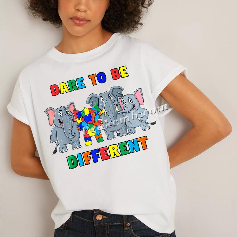 Custom Printing Dear To Be Different Autism Heat Transfers 6 Custom Printing Dear To Be Different Autism Heat Transfers - Image 4