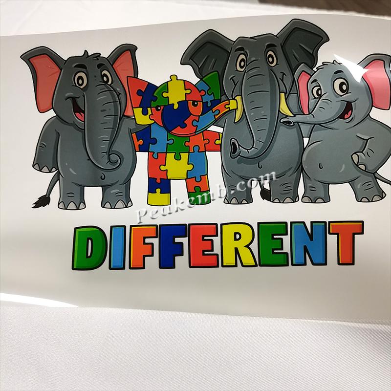 Custom Printing Dear To Be Different Autism Heat Transfers 7 Custom Printing Dear To Be Different Autism Heat Transfers - Image 5