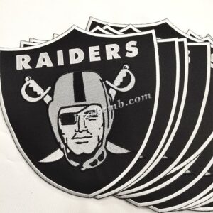 Ready To Ship 100% NFL team RAIDERS Embroider …
