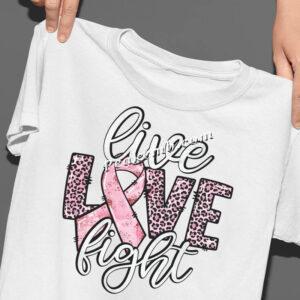 live ribbon fight Heat Vinyl t shir &hellip;