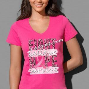 Fight breast cancer ribbon Heat Vin &hellip;