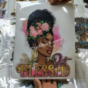 Heat Transfer Super Black Woman Leo &hellip;