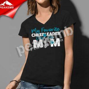 Custom Cheerleader MOM Printing Gli …