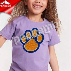 Custom Cute Iron on PAW Chenille Pa &hellip;