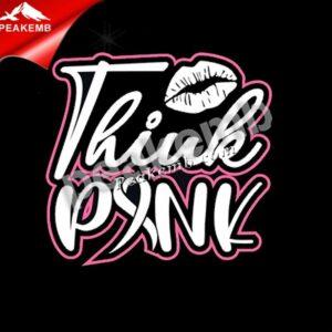 Printing T-shirt Design Think Pink  &hellip;
