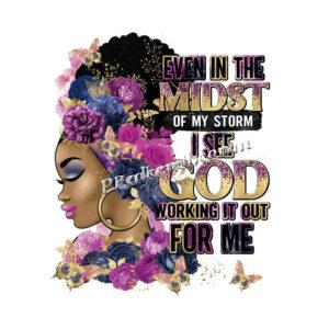 I Saw God Working it out for me Now …