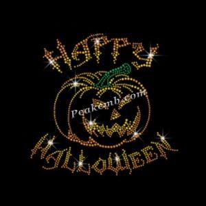 Happy Halloween Rhinestone Iron on  &hellip;