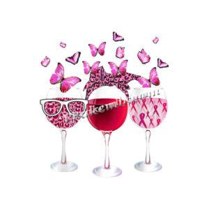 Hotfix Butterfly Pink Breast Cancer &hellip;