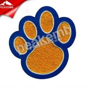 Custom Cute Iron on PAW Chenille Pa &hellip;