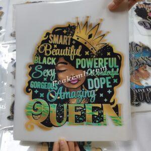 Heat Transfer Super Black Woman Leo &hellip;