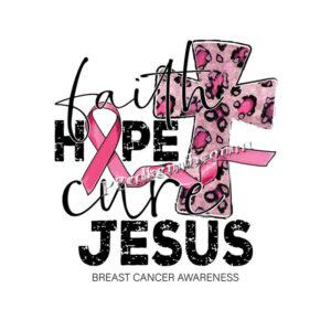 Hotfix Faith Hope Cure Jesus Heat T …