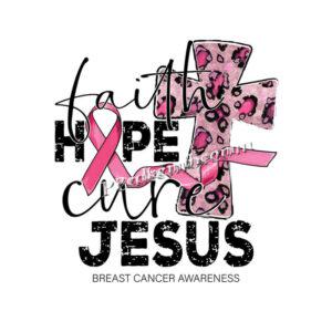 Hotfix Faith Hope Cure Jesus Heat T &hellip;