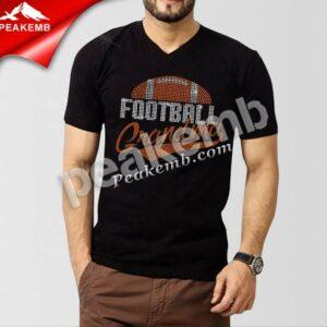 Custom Bling Iron on Football Grand &hellip;