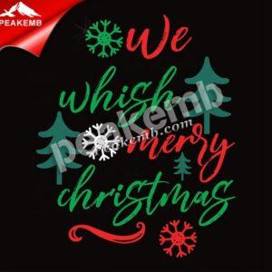 Custom Merry Christmas Printing Hea …