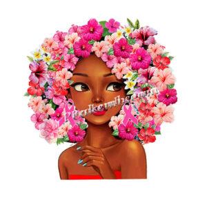 Hotfix Flower Afro Girl Heat Press  &hellip;