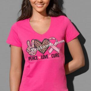 peace love cure ribbon Heat Vinyl t &hellip;