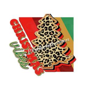 Iron on Christmas Vibes Leopard Chr &hellip;
