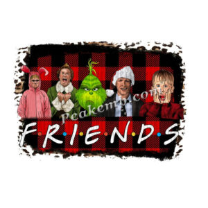 Christmas Friends Heat Transfer Pri &hellip;
