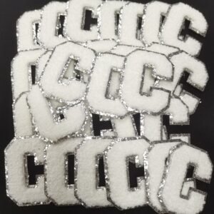 wholesale White Glitter Chenille Le &hellip;