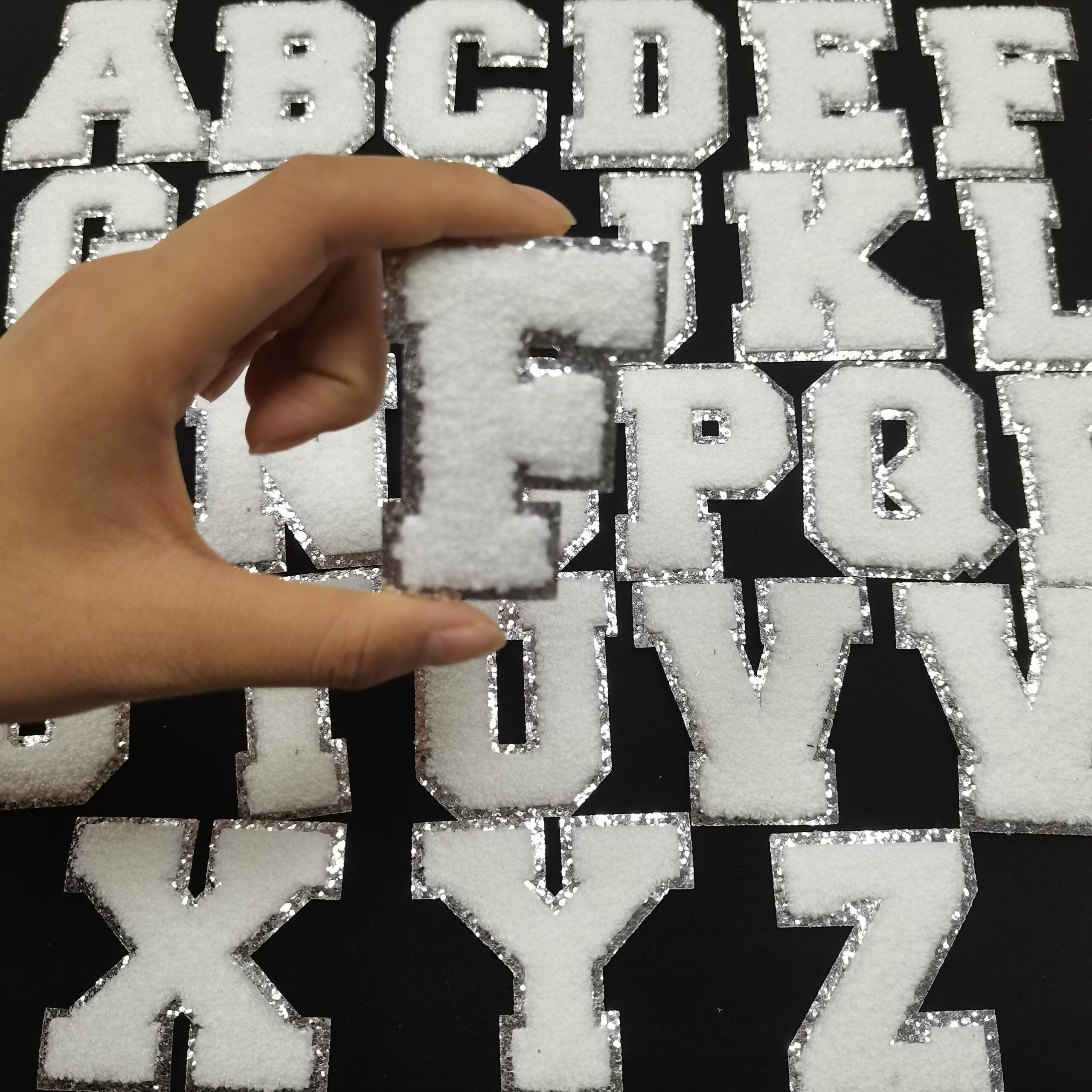 wholesale Fashion Logo Professional Chenille 26 Letter Patches In Stock No Minimum Towel Embroidery Iron On Patches Letter Patch 5 wholesale Fashion Logo Professional Chenille 26 Letter Patches In Stock No Minimum Towel Embroidery Iron On Patches Letter Patch - Image 3