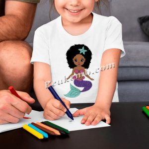 wholesale Mermaid Girl Heat Vinyl T &hellip;