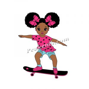 wholesale Skateboard Girl Heat Tran …