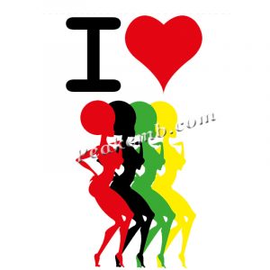 wholesale I Love Black Girls Heat P &hellip;