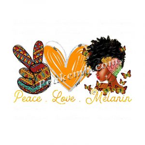 Black Girl Peace Love Melanin Heat  &hellip;