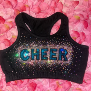 Cheer Mom Premium Rhinestone Tshirt &hellip;