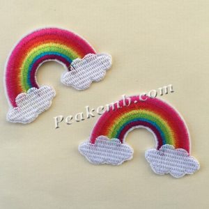 hot sale  Rainbow Customize Embroid …