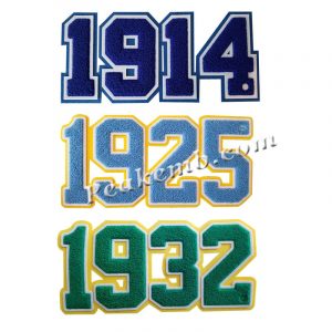 Hot Sale Chenille Patches Numbers 1 &hellip;