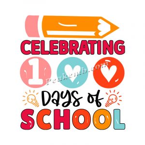 Celebrating 100 days of school iron …
