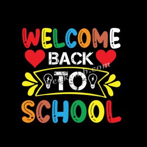 Welcome back to school cloth patch  …