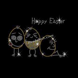 Cute cloth bling patch Happy Easter …