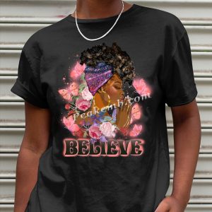 Flower praying afro girl heat press &hellip;